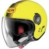 Casco Moto Mini-Jet Doppel Visier Visier Nolan N21-Klassiker Joie 038 De Vivre Gelbe LED