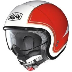 Casco Moto Mini-Jet Nolan N21 Tricolore 031 Weiß, Grün, Rot