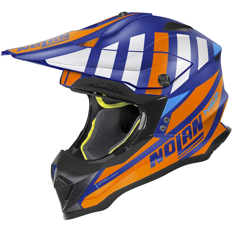 Cross Enduro Motorradhelm Nolan N53 CLIFFJUMPER 077 Imperator Matt Blue