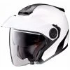 Doppel Visier Motorrad Helm Jet Nolan N40.5 Klassische N-com 005 Gloss White