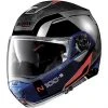 Helm Moto Modular Nolan N-Com N100.5 Consistency 029 Verkratzte Chrom