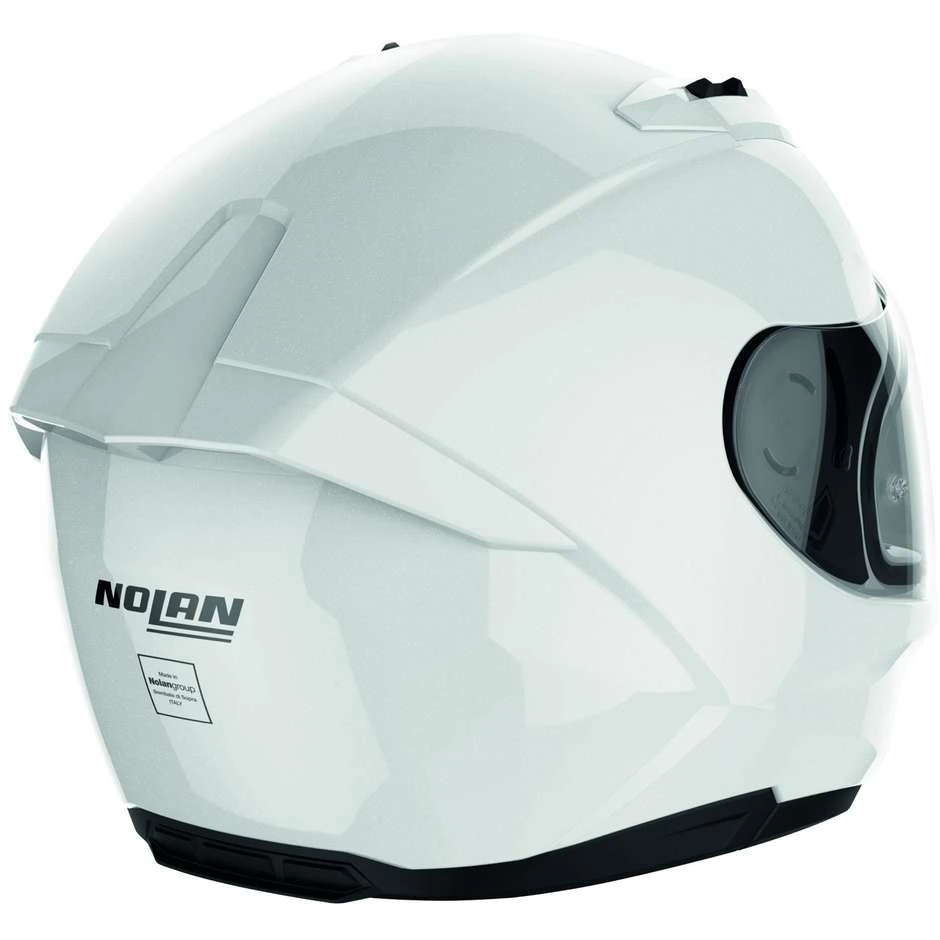 Integral Motorradhelm Nolan N60.6 CLASSIC 005 Weiß Glänzend – Bild 4