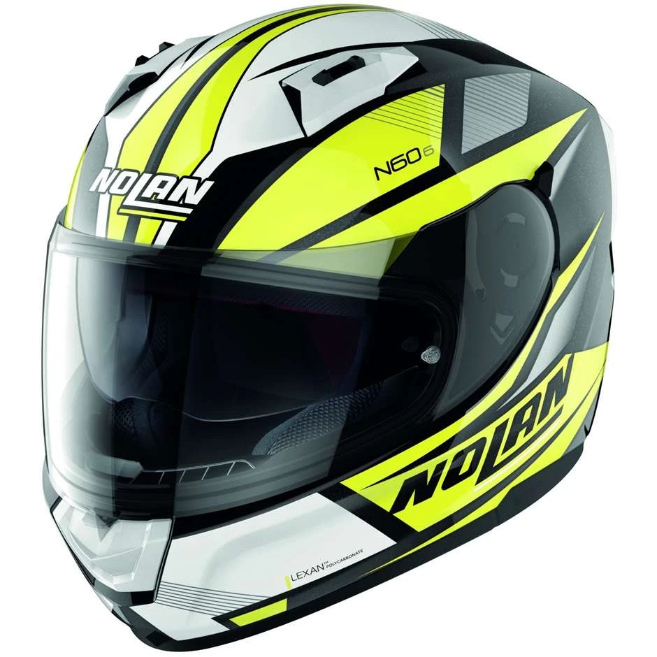 Integral Motorradhelm Nolan N60.6 DOWNSHIFT 037 Glossy Yellow