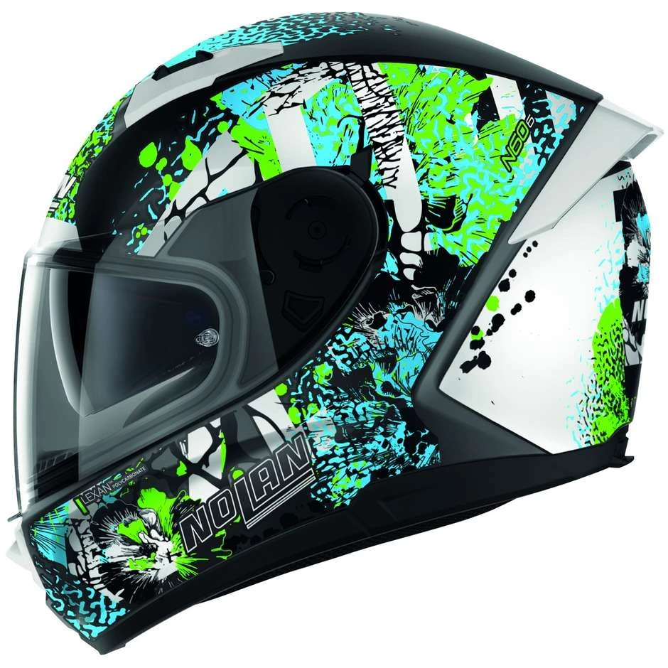Integral Motorradhelm Nolan N60.6 EUFOR 030 Matt Blau – Bild 3