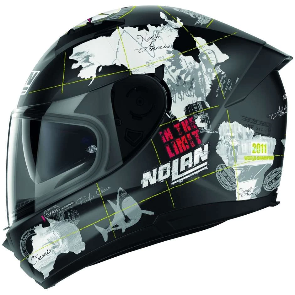 Integral Motorradhelm Nolan N60.6 GEMINI REPLICA 049 C. Checa Opaco – Bild 3