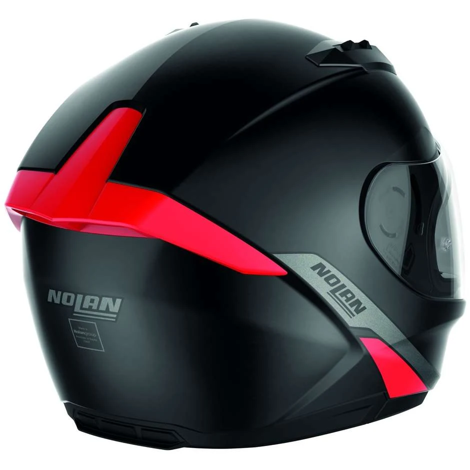 Integral Motorradhelm Nolan N60.6 STAPLE 041 Matt Rot – Bild 4
