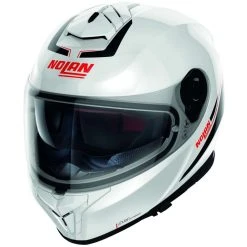 Integral Motorradhelm Nolan N80.8 STAPLE N-Com 056 White Metal