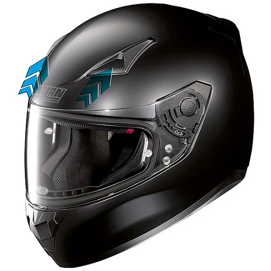 Integraler Motorradhelm Nolan N60.5 METROPOLIS 076 Matt Schwarz Lila – Bild 4