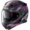 Integraler Motorradhelm Nolan N87 CARNIVAL N-Com 086 Schwarz Matt Pink