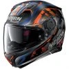 Integraler Motorradhelm Nolan N87 VENATOR N-Com 091 Schwarz Matt Blau