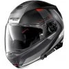 Modulare Motorradhelm-Homologation P / J Nolan N100.5 HILLTOP N-Com 047 Matt Schwarz
