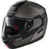 Modulare Motorradhelm-Homologation P / J Nolan N90.3 VOYAGER N-Com 016 Lavagrau Opak