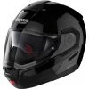 Modularer Motorradhelm P / J Homologation Nolan N90.3 SPEZIAL N-Com 012 Black Metal