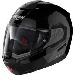 Modularer Motorradhelm P / J Homologation Nolan N90.3 SPEZIAL N-Com 012 Black Metal