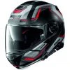 Modularer Motorradhelm P / J Nolan N100.5 UPWIND N-Com 058 Homologation Matt Rot