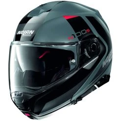 Modularer Motorradhelm P/J Zulassung Nolan N100.5 HILLTOP N-Com 064 Schiefergrau