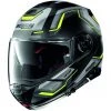Modularer Motorradhelm P/J Zulassung Nolan N100.5 UPWIND N-Com 059 Matt Gelb