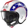Motorradhelm Jet Nolan N21 OLD GLORY 090 Weißmetall