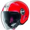 Motorradhelm Jet Nolan N21 VISOR DOLCE VITA 096 Corsa Rot