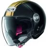 Motorradhelm Jet Nolan N21 VISOR DOLCE VITA 100 Matt Schwarz Gold