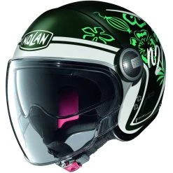 Motorradhelm Jet Nolan N21 VISOR PLAYA 089 Forest Green Opak