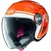 Motorradhelm Jet Nolan N21 VISOR PLAYA 090 Orange Led Opaque