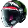 Motorradhelm Jet Nolan N21 VISOR SKYDWELLER 091 Matt Grün