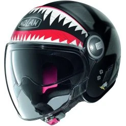 Motorradhelm Jet Nolan N21 VISOR SKYDWELLER 092 Matt Schwarz