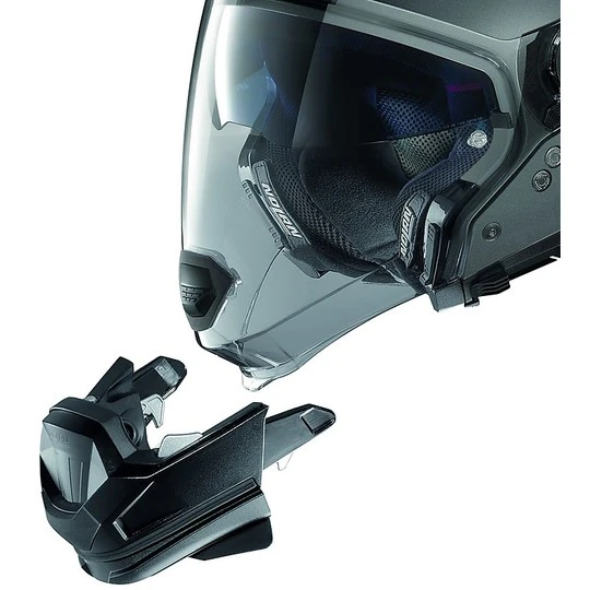 Nolan N70.2 ON-OFF Crossover Motorradhelm GT Spezial N-Com 015 Pure White – Bild 4