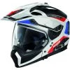 Nolan N70.2 X TORPEDO N-Com 045 Crossover Motorradhelm Weiß Blau Rot Glänzend