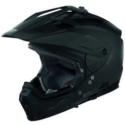 Nolan N70.2x Klassischer Motorradhelm ON-OFF Nr. Classic 010 N-Com Matt Schwarz